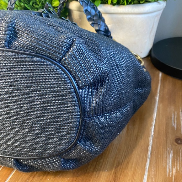 Michael Kors Astor Braided Grommet Large  Bucket Tote Bag - Picture 6 of 15